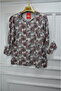 Plus Size Women's Combed Cotton Blouse - 2