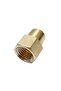 Extreme 1/8" NPT Female to 1/8" BSPT Male Sensor Send Adapter Reducer Universal Brass Connector F...