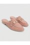 Women's Ballerina Buckle Detailed Stylish Loafer Comfortable Orthopedic Daily Slippers - 2