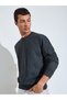 Charcoal Relaxed Fit Terry Sweatshirt