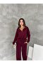 Women's Modal Fabric Drawstring Waist Zippered Tracksuit Set