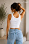 Women's Crop Athlete Slim Fit Basic Crop Top - 3