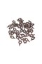 Drop Patterned 25X15 mm Zamak Plate 10 Pieces (Earring Accessories, Bracelet End, Brooch Accessory)