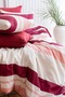 Zade Striped Double Duvet Cover Set (with Elastic Sheets) - 3