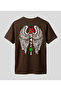 Motorcyclist Motorcycle Design Printed Back Wing Detail One down Five up 1N23456 Regular Fit T-Shirt - 3