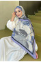 Patterned Bamboo Cashmere Shawl