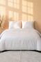 White Stripe Ranforce Double Duvet Cover Set – 4 Pieces - 2