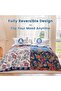 MSGKV Boho Throw Blanket 100% Cotton Blankets for Bed Couch 60'x80', Soft Fall Mexican Blanket Trave - 4