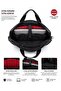 Laptop Bag with Leather Document Compartment, 17.3 Inch Large Size, Adjustable Shoulder Strap, Stylish and Lightweight for Daily Use - 3