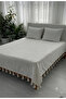Bedspread Shaç Örgü %Cotton Double Size