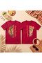 Aslan Strong Together Printed Spouse Lover Couple Combination T-Shirt