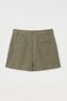 %100 Keten Mini Şort - 2