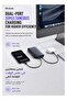 Power Bank with Built-in Cable, 10000mAh, 35W PD Charging, Retractable USB-C, LED Display - 4