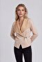 Suede Jacket with Side Accessory Detail - 3