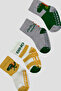 Baby Boy and Child Premium Non-Slip Sole Cotton Sock Set - 2