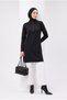 Floral Patterned Knitwear Tunic 25Ktd4111 Black - 3