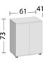 Rio 290 SBX Cabinet White - 2