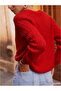 Women's V-Neck Openwork Patterned Buttoned Knitwear Cardigan - 4