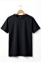 Summer Unprinted Plain 100% Cotton Crew Neck Basic Tshirt