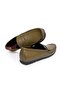 Green Color Laceless Genuine Leather Men's Shoes - 2