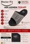 Size 43 Unisex Reflexology Relaxing, Acupuncture Massage Slippers Anti-Bacterial Leather Gray
