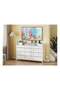 Dressing Model with Electric 16 Drawers for inside Home Room Storage Cabinet 59.06" inches With White Color - 2