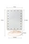Touch Screen Led Desktop Makeup Mirror Beige - 2