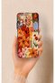 Redmi Note 12S Compatible Orange Lily Patterned Silicone Case