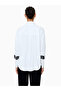 Women Candice Satin Lace Mix Long Sleeve Shirt - 2