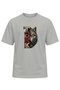 Unisex Turkish Wolf Printed T-Shirt – Special Design T-Shirt with Turkish Motif Featuring a Wolf Pattern with a Crescent and Star