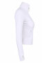 Zippered White Women's Jacket 7328 - 2