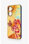 Vivo Y18 Compatible Tiger of the Sun Patterned Silicone Case - 4