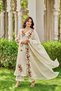 Women Premium Crush Cotton Anarkali Kurta Set with Dupatta | Kurta Set Ladies Indian Ethnic Wear | Floral Embroidered 3 Piece Salwar Suit for Women - 5