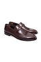Brown Laceless Genuine Leather Leather Sole Men's Shoes