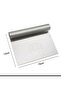 Stainless Luxury Steel Dough Cutting Tool Steel Cutter Scraper Pastry and Cake Shaping Spatula - 2