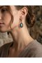 Vintage Bronze Turquoise Stone Dangle Earrings for Women - Authentic Special Design Jewelry