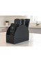 3D Printing Remote Control Organizer - Multi-Compartment Tv Remote Control Desktop Organizer-Black