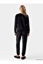 Embroidered Velvet Women's Pajama Set (W6) - 4