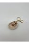 Keychain with Stone Figures – Cat, Dog, Bear and Cute Animal Patterns and Special Design Gold Bag Accessory - 2