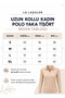 Solid Color Collar Detailed Lycra Stretchy Bodysuit, Casual Long Sleeve Top for Fall & Winter, Women's Clothing - 3