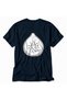 Unisex Minimal Fig Linear Design T-Shirt - Navy Blue - 6