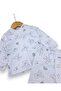 Baby Boy Teddy Bears Printed Front Snap Fastener 2-Piece Top and Bottom Set, 100% Cotton 3-6-9-12 Months Set - 4