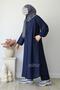 Aksa Umre Double Set Navy Blue - 3