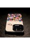 Realme 12 Lite Compatible Silicone Edge Hard Back Case Couple Phone Case with Floral Pattern - 7