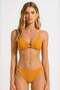 Thin Strap Bikini Set with Egyptian Accessories Mustard