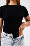 Six Panties and Snap Fasteners Premium Fabric Women's T-Shirt