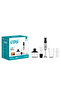 4-in-1 Hand Blender Set, Electric Immersion Stick Blender with Food Chopper, Whisk, Dough Hooks - 7