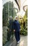 Women's Hijab Tracksuit Set with Zipper, High Collar, Stripe Detail, Sporty and Stylish 2-Piece Set - 6