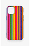 iPhone 14 Compatible Colorful Patterned Silicone Case - 2