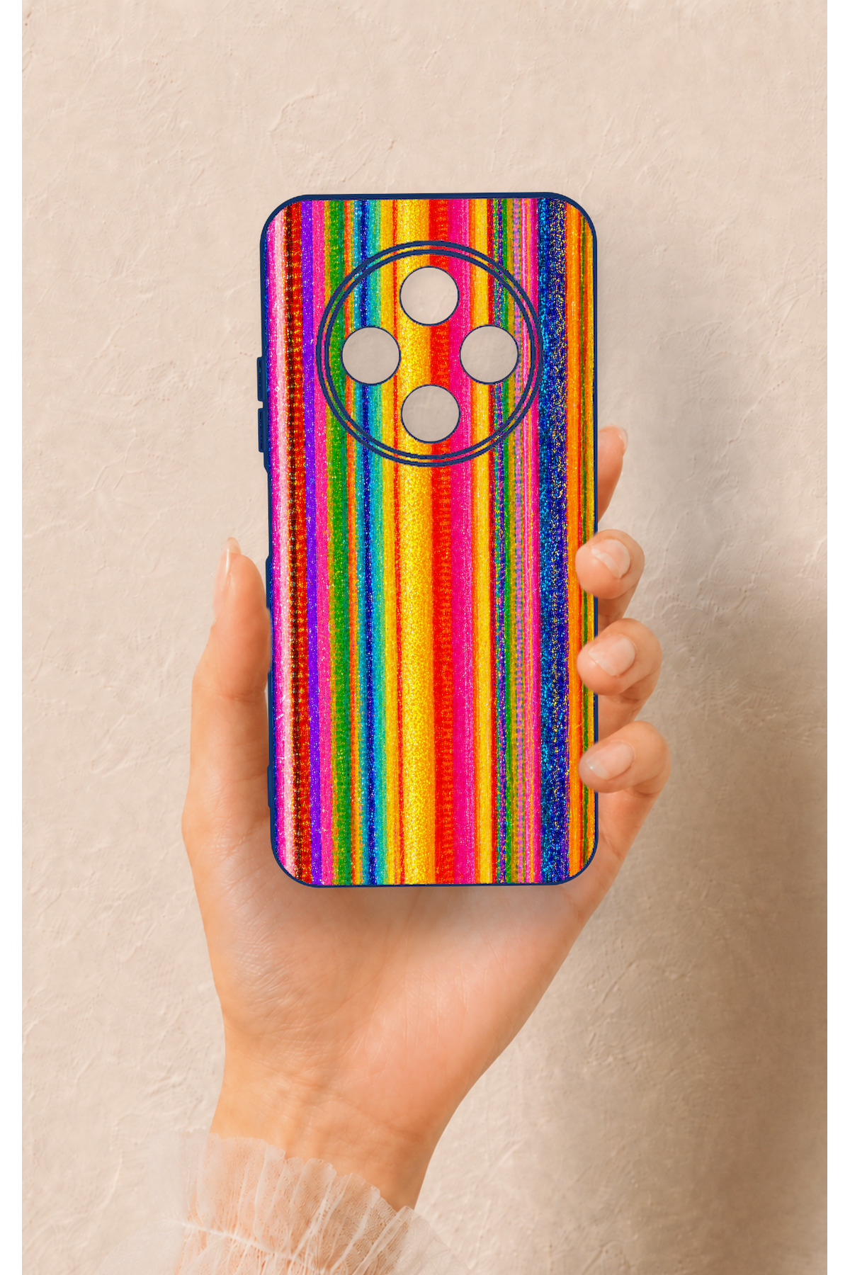 Tecno Spark 30C Compatible Colorful Patterned Silicone Case